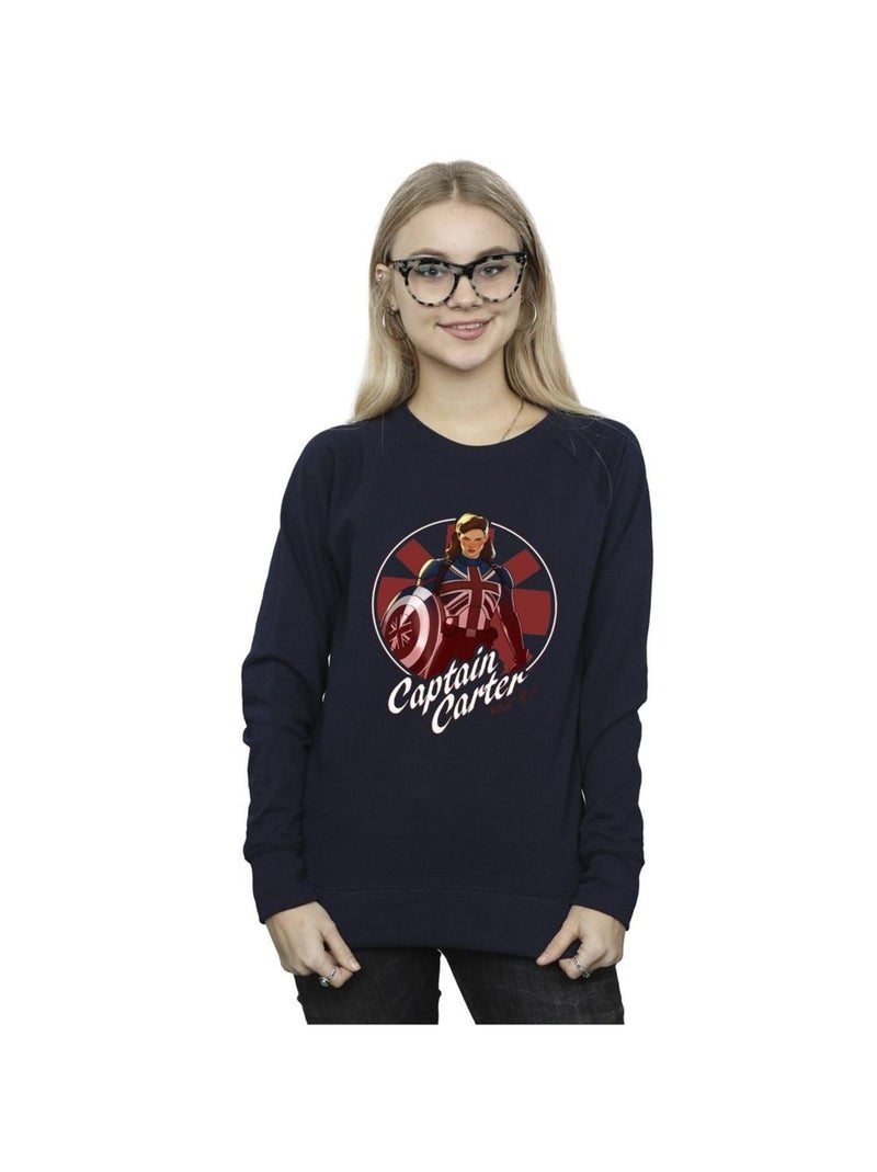 Marvel - Sweat WHAT IF Bleu marine - Kiabi