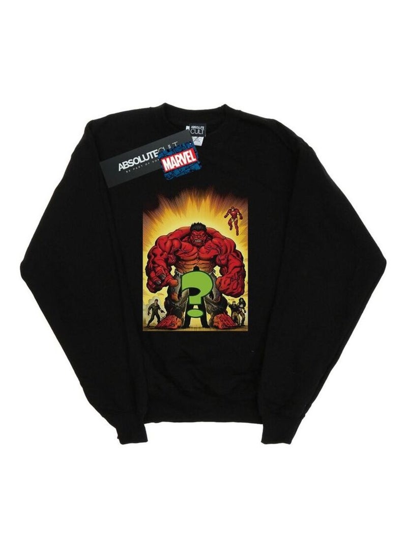 Marvel - Sweat WHO IS THE Noir - Kiabi