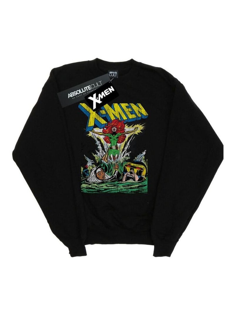 Marvel - Sweat X-MEN ENTER THE PHOENIX Noir - Kiabi