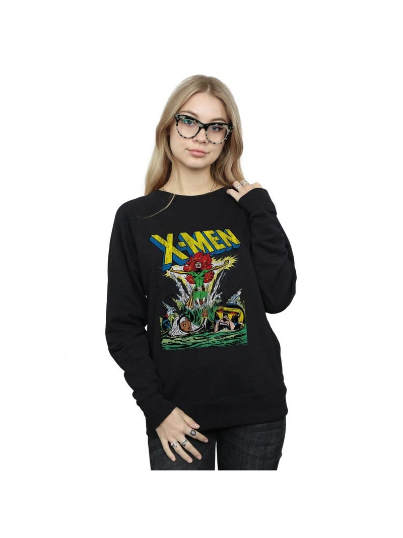 Marvel - Sweat X-MEN ENTER THE PHOENIX Noir - Kiabi