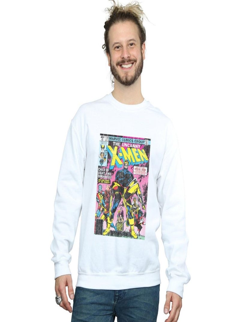 Marvel - Sweat X-MEN FINAL PHASE OF PHOENIX Blanc - Kiabi