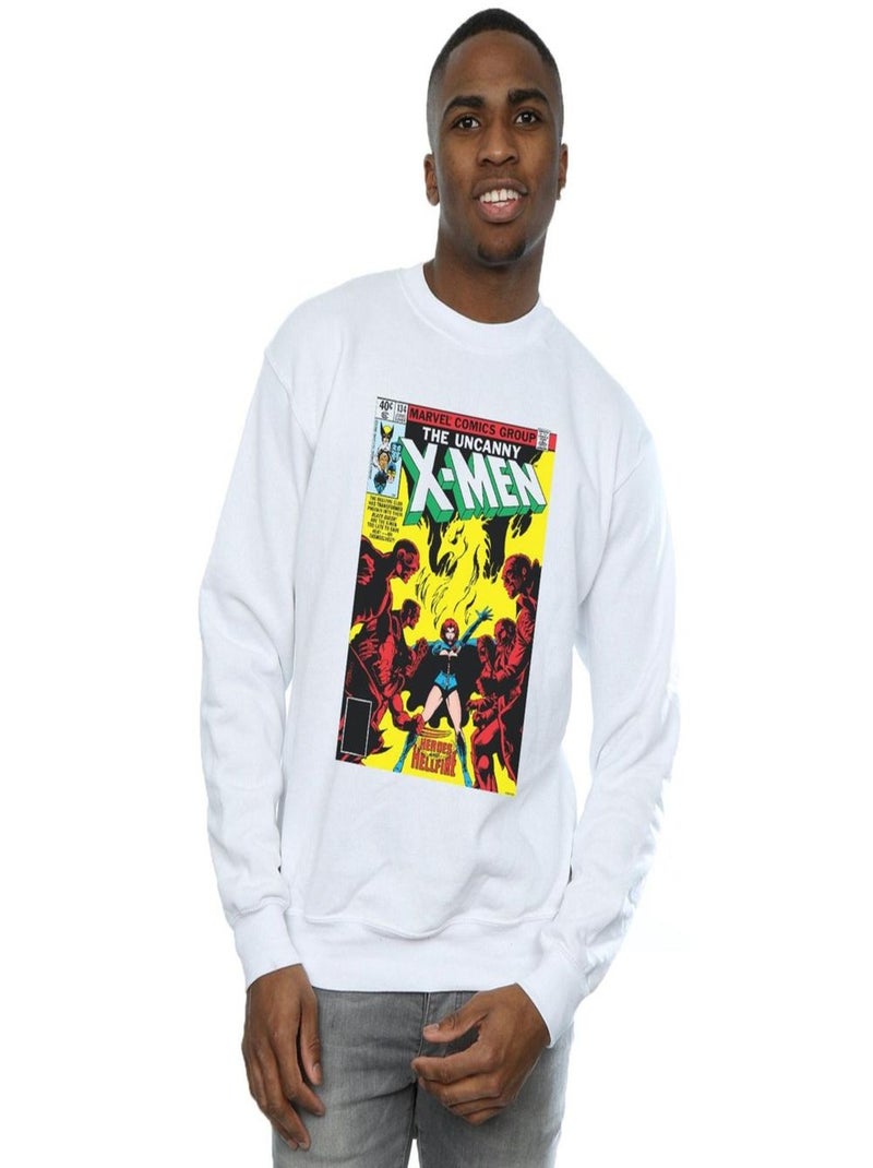 Marvel - Sweat X-MEN PHOENIX BLACK QUEEN Blanc - Kiabi