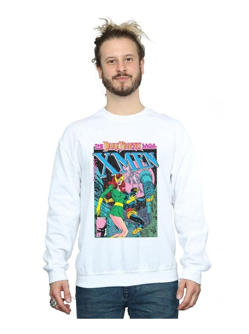 Marvel - Sweat X-MEN THE DARK PHOENIX SAGA Blanc - Kiabi