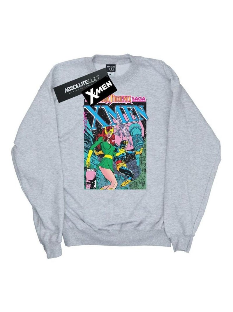 Marvel - Sweat X-MEN THE DARK PHOENIX SAGA Gris chiné - Kiabi