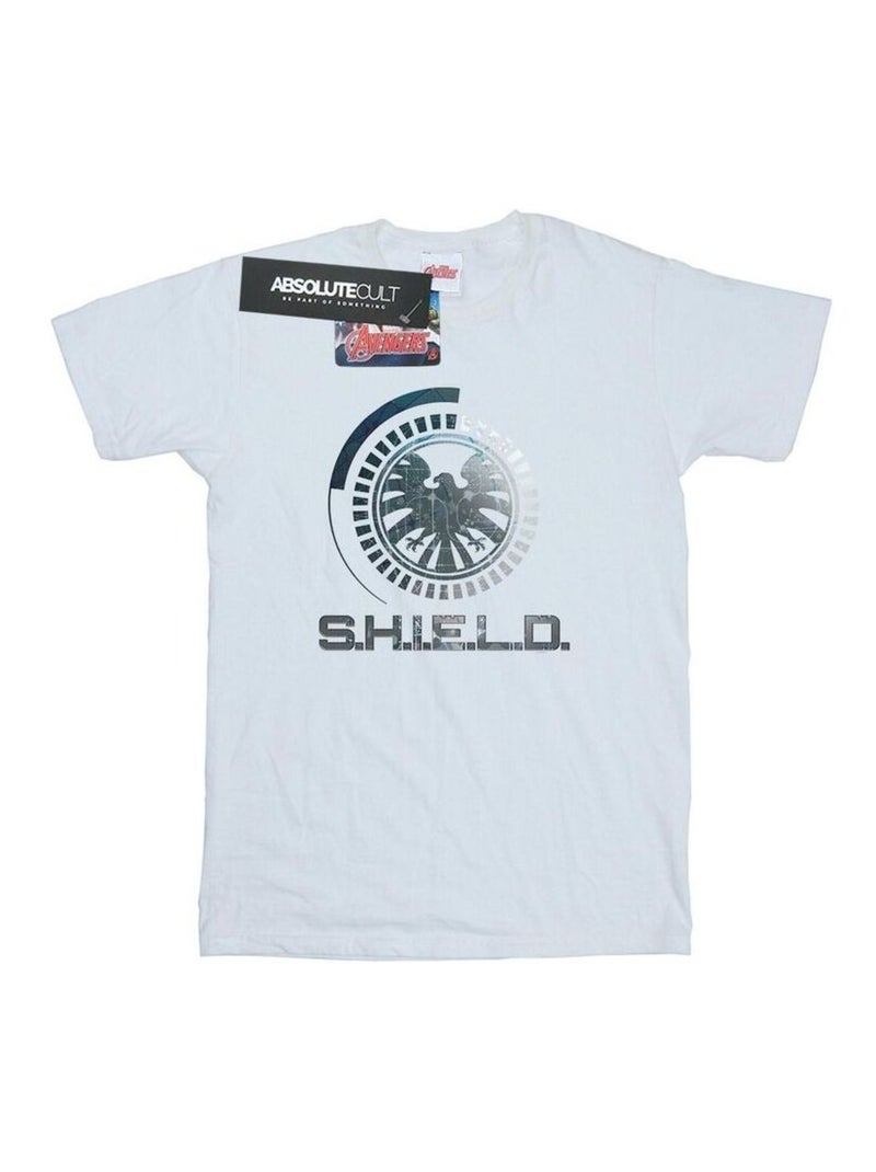 Marvel - T-shirt AGENTS OF SHIELD Blanc - Kiabi
