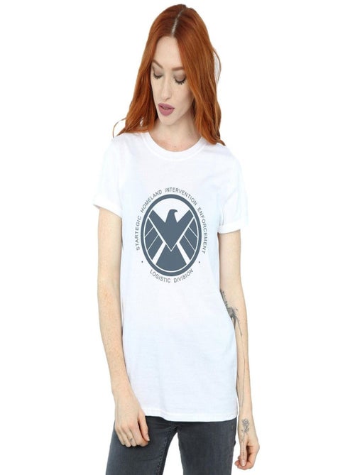 Marvel - T-shirt AGENTS OF SHIELD LOGISTICS DIVISION - Kiabi