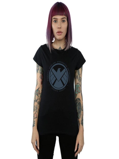 Marvel - T-shirt AGENTS OF SHIELD LOGISTICS DIVISION - Kiabi