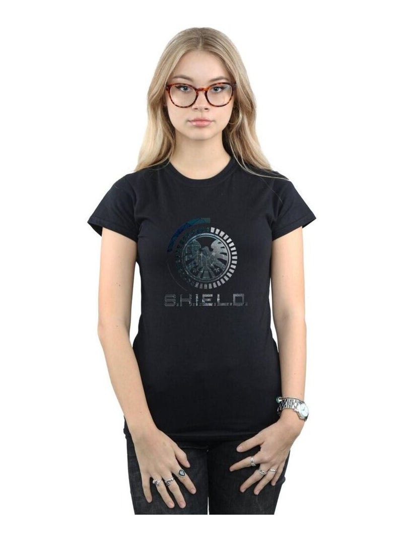 Marvel - T-shirt AGENTS OF SHIELD Noir - Kiabi