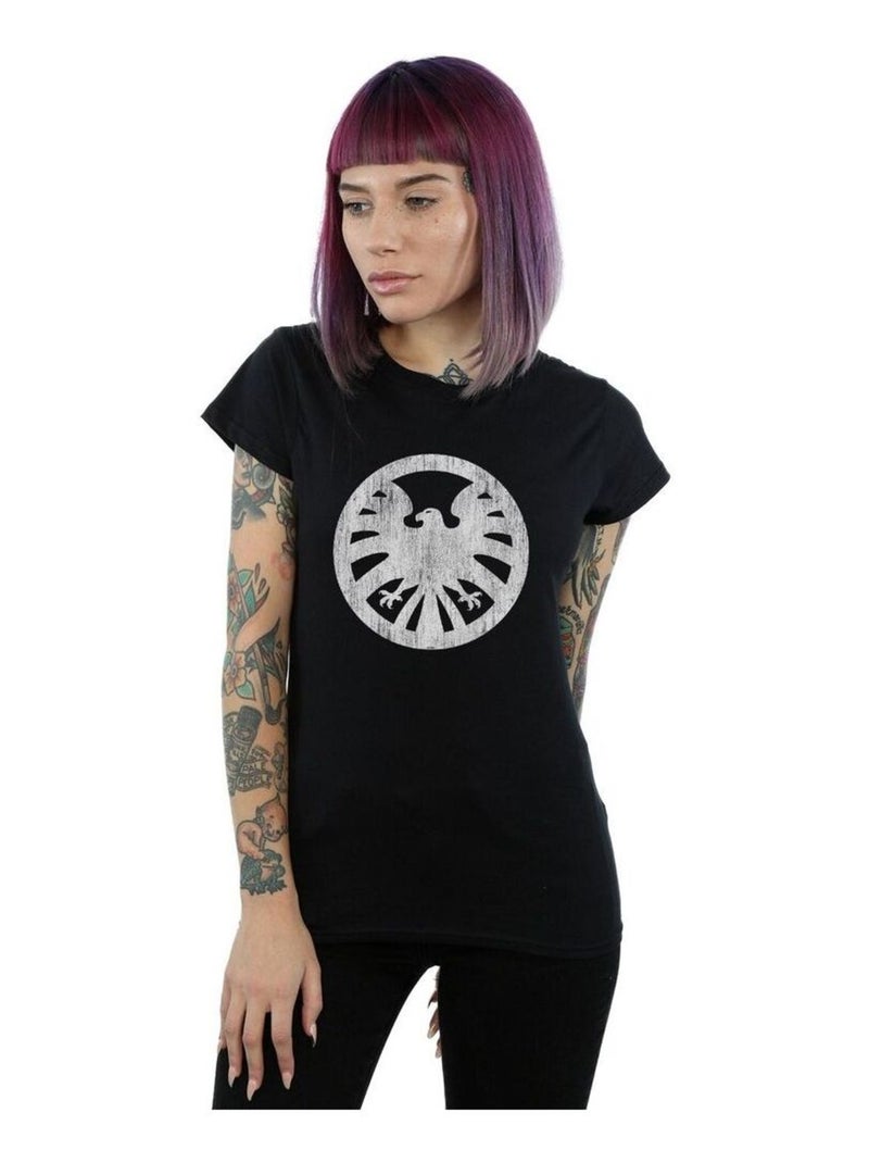 Marvel - T-shirt AGENTS OF SHIELD Noir - Kiabi