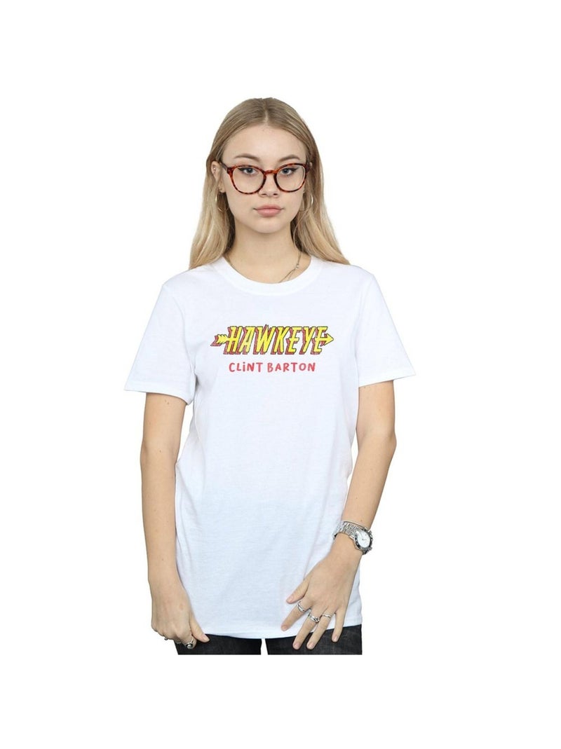 Marvel - T-shirt AKA CLINT BARTON Blanc - Kiabi