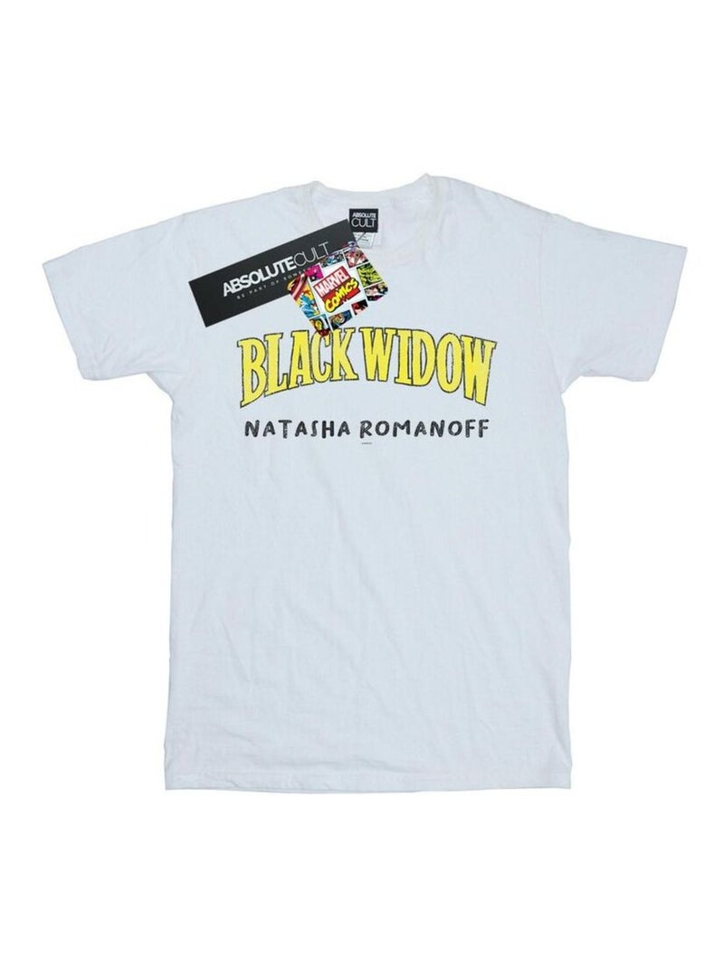 Marvel - T-shirt AKA NATASHA ROMANOFF Blanc - Kiabi