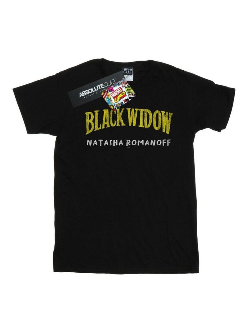 Marvel - T-shirt AKA NATASHA ROMANOFF Noir - Kiabi