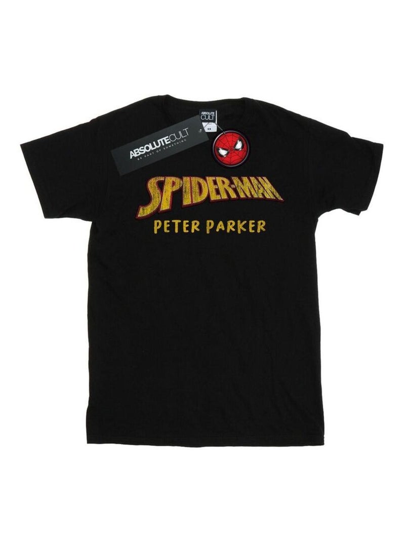 Marvel - T-shirt AKA PETER PARKER Noir - Kiabi