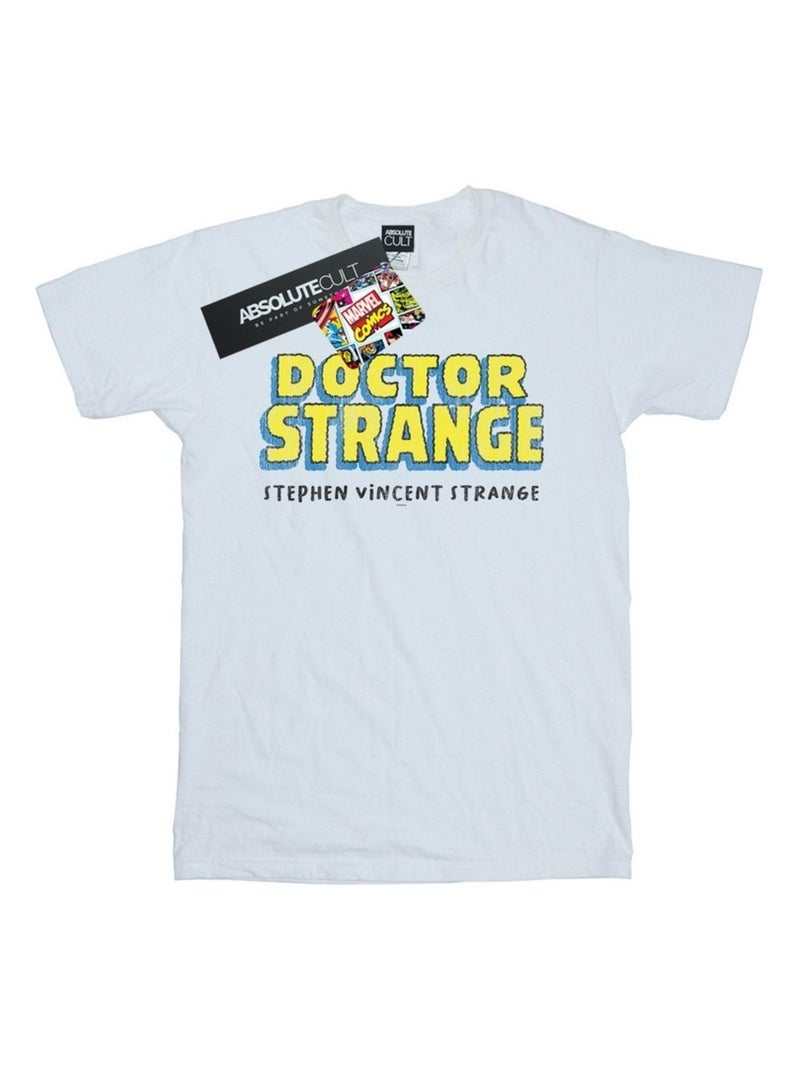 Marvel - T-shirt AKA STEPHEN VINCENT STRANGE Blanc - Kiabi
