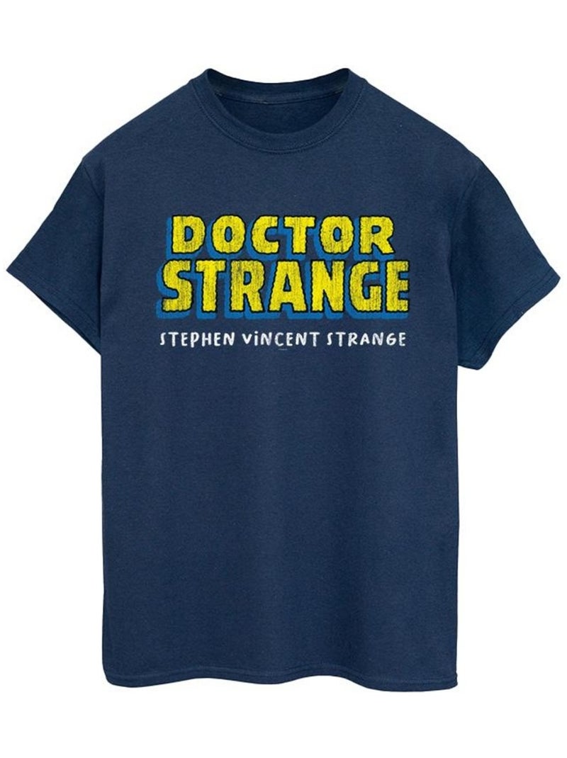 Marvel - T-shirt AKA STEPHEN VINCENT STRANGE Bleu marine - Kiabi