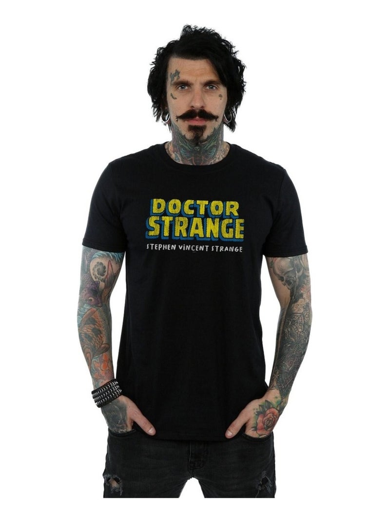 Marvel - T-shirt AKA STEPHEN VINCENT STRANGE Noir - Kiabi