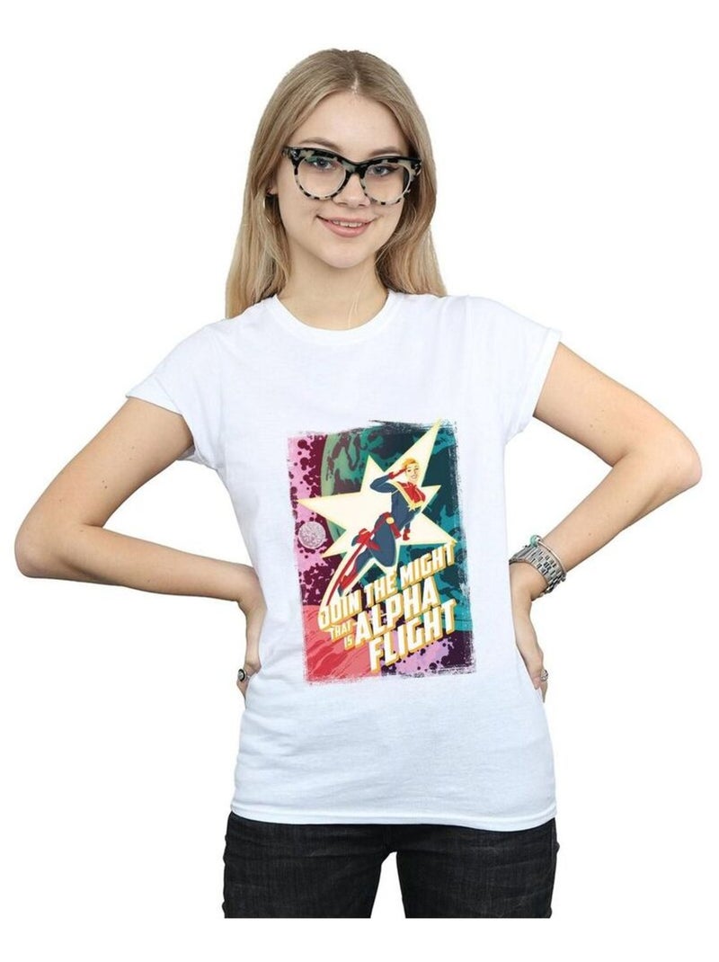 Marvel - T-shirt ALPHA FLIGHT Blanc - Kiabi