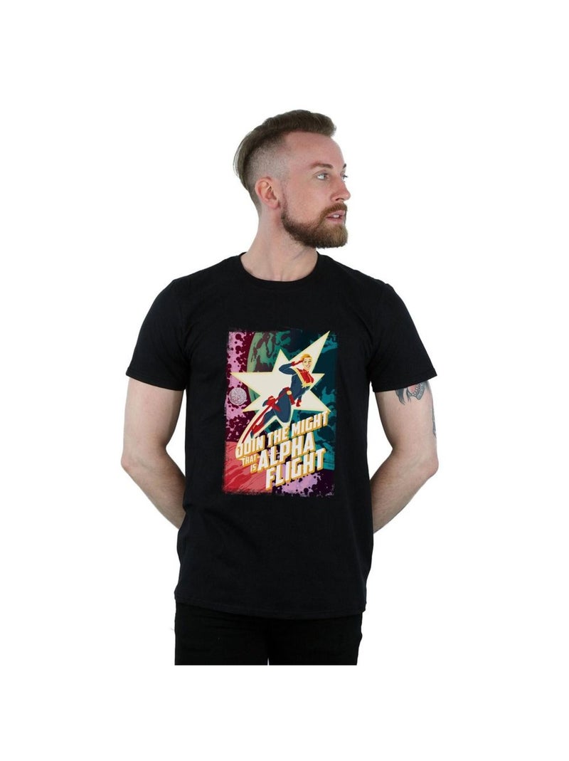 Marvel - T-shirt ALPHA FLIGHT Noir - Kiabi