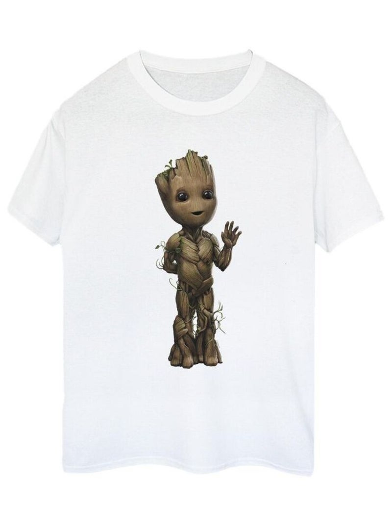 Marvel - T-shirt AM GROOT Blanc - Kiabi