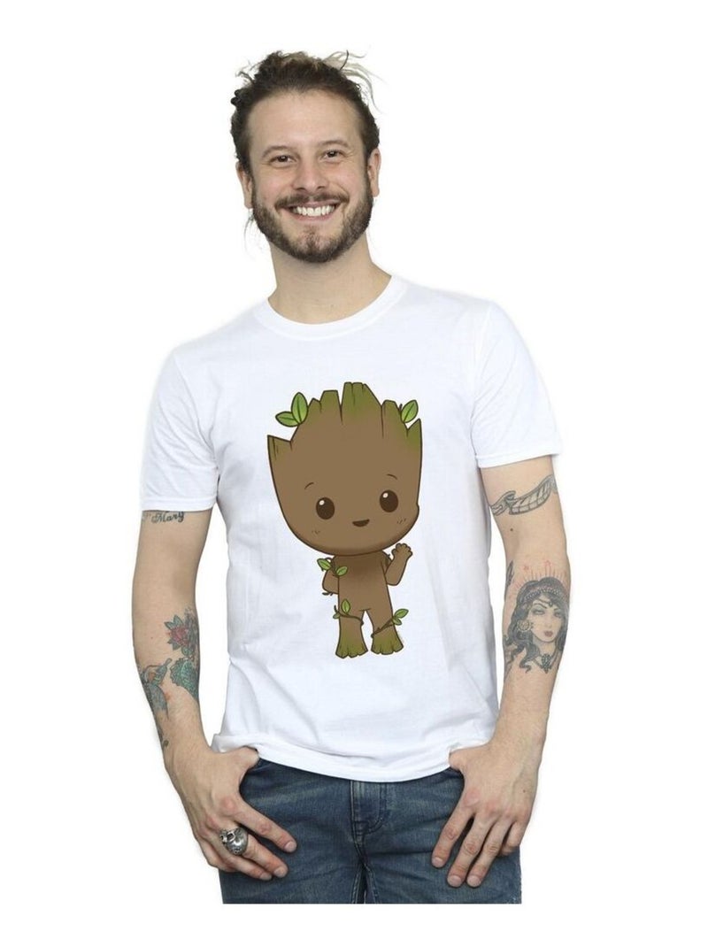 Marvel - T-shirt AM GROOT Blanc - Kiabi