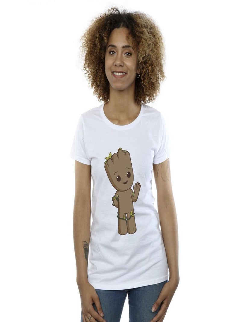 Marvel - T-shirt AM GROOT Blanc - Kiabi