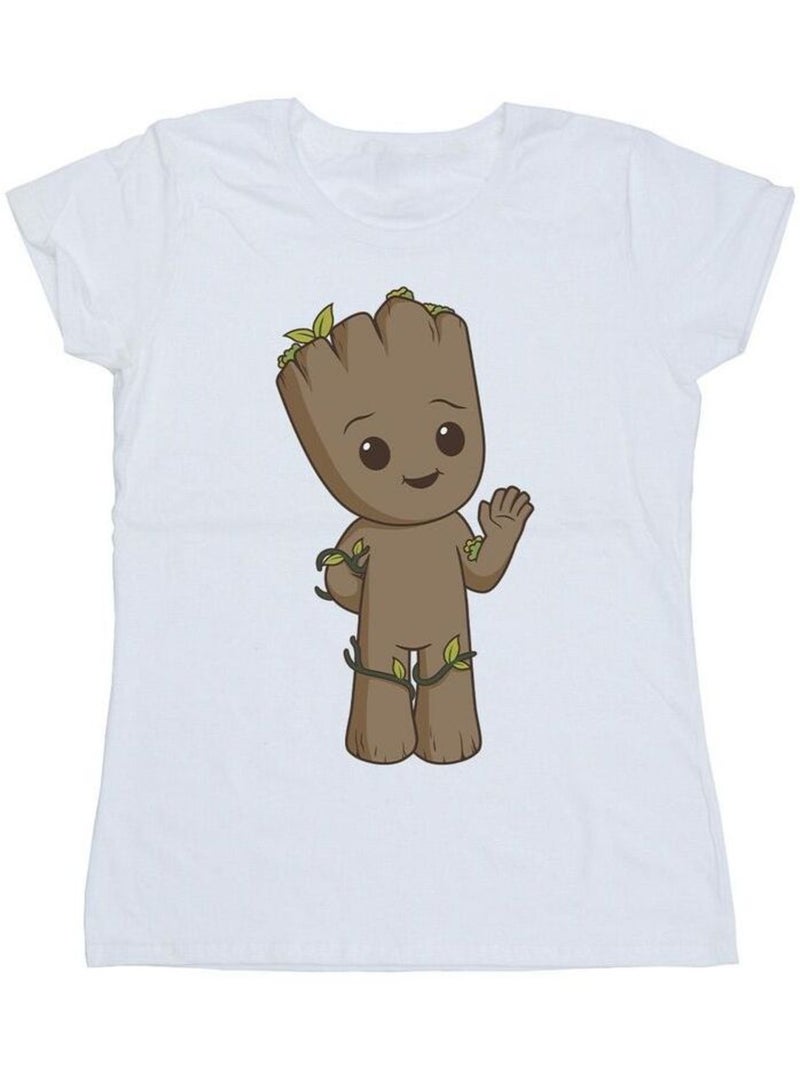 Marvel - T-shirt AM GROOT Blanc - Kiabi