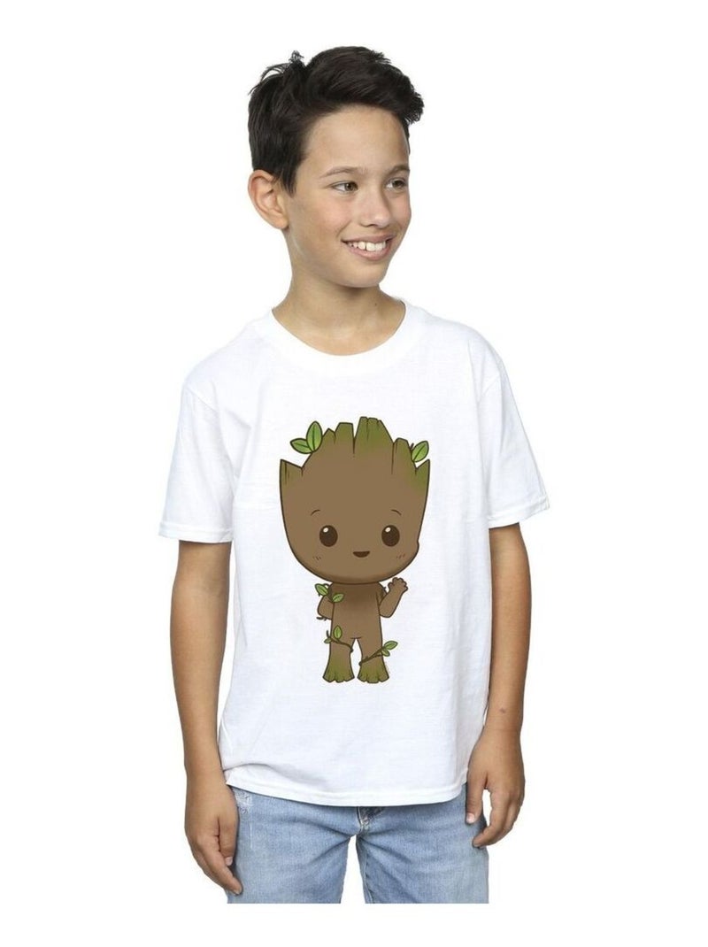 Marvel - T-shirt AM GROOT Blanc - Kiabi