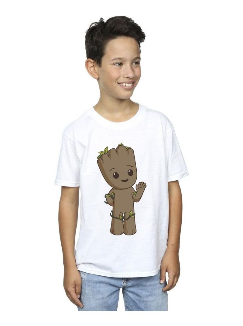 Marvel - T-shirt AM GROOT Blanc - Kiabi