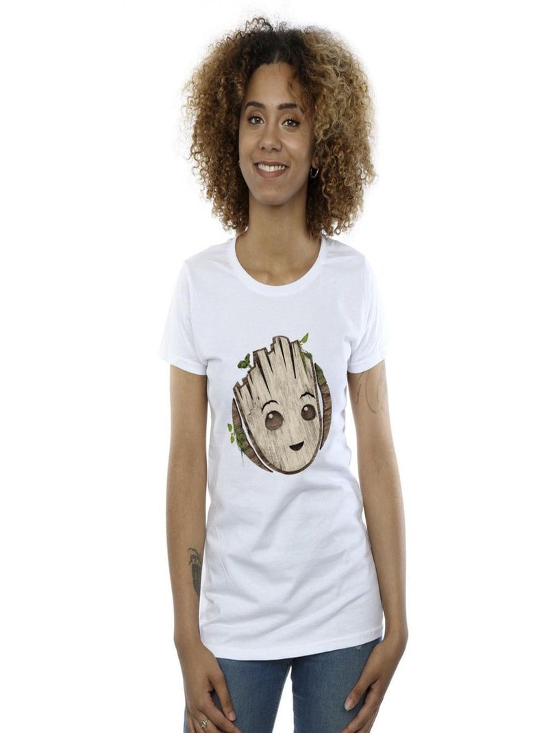 Marvel - T-shirt AM GROOT Blanc - Kiabi