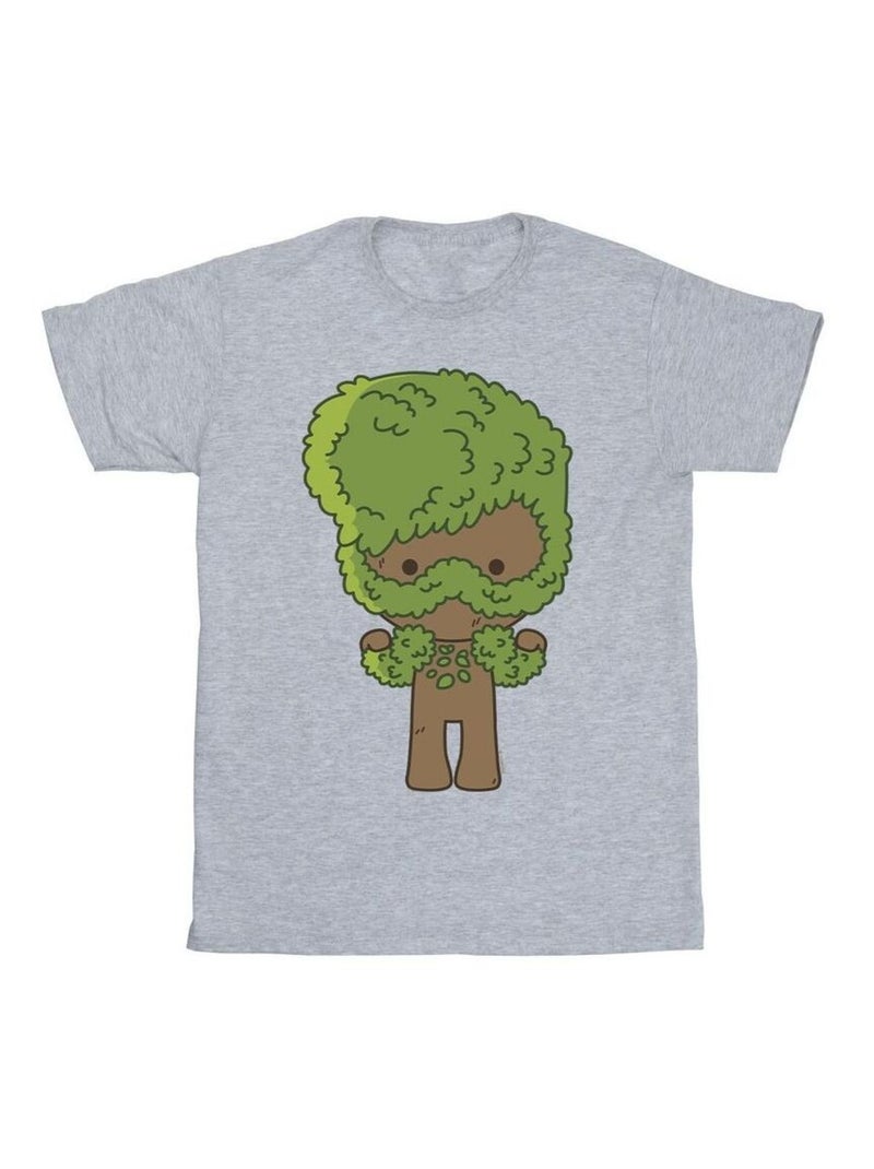 Marvel - T-shirt AM GROOT Gris chiné - Kiabi