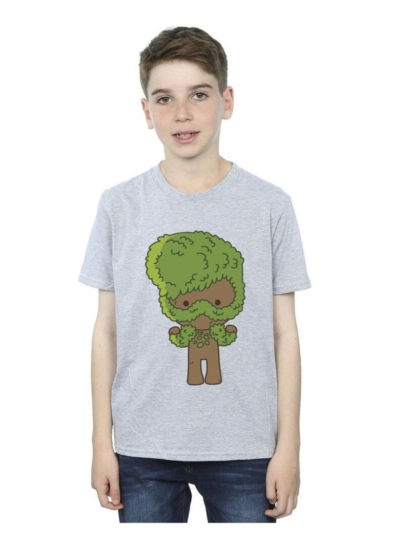 Marvel - T-shirt AM GROOT Gris chiné - Kiabi
