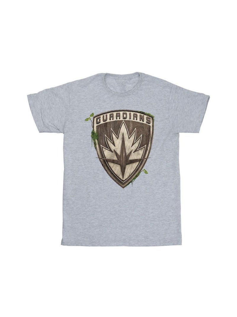 Marvel - T-shirt AM GROOT GUARDIAN Gris chiné - Kiabi