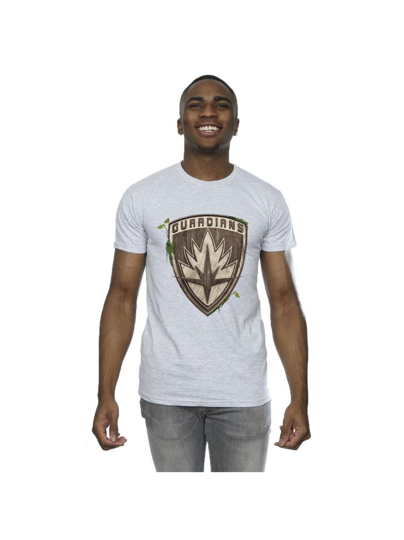 Marvel - T-shirt AM GROOT GUARDIAN Gris chiné - Kiabi