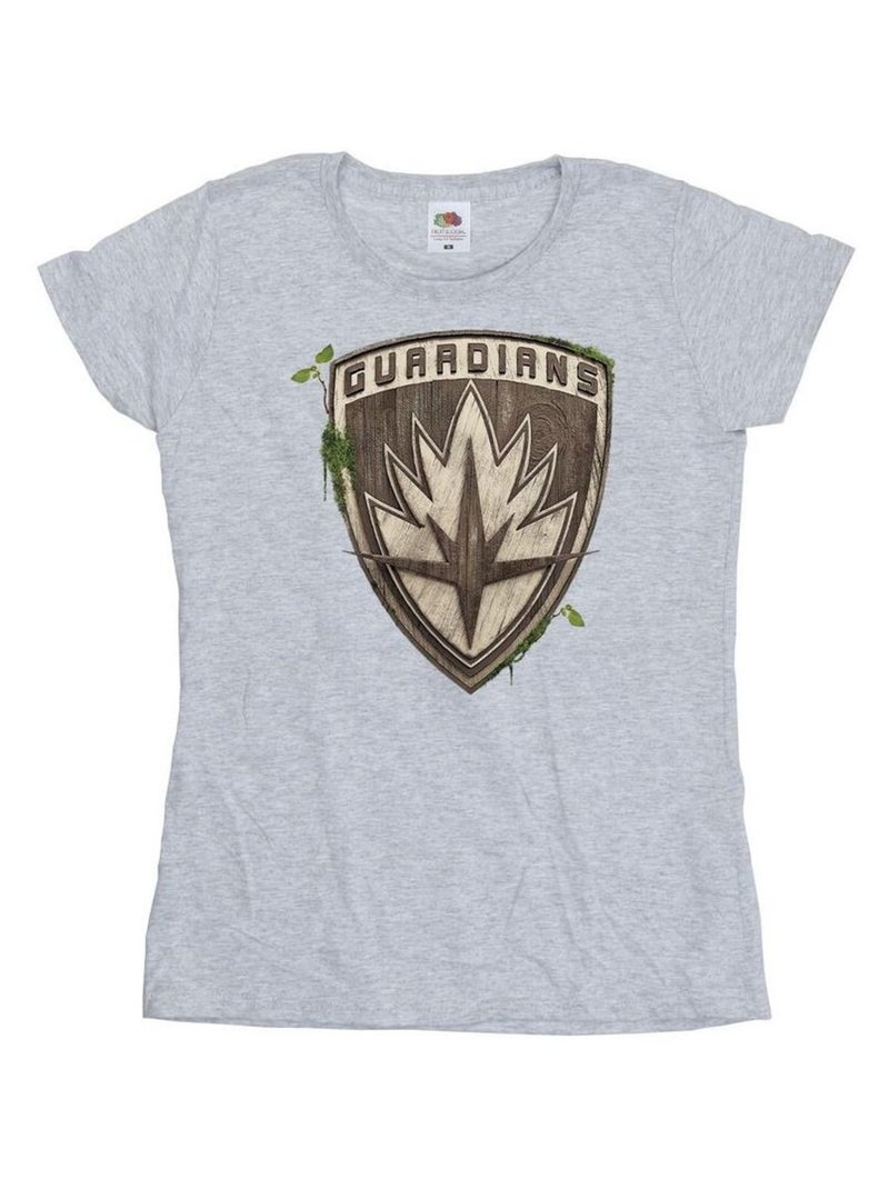 Marvel - T-shirt AM GROOT GUARDIAN Gris chiné - Kiabi