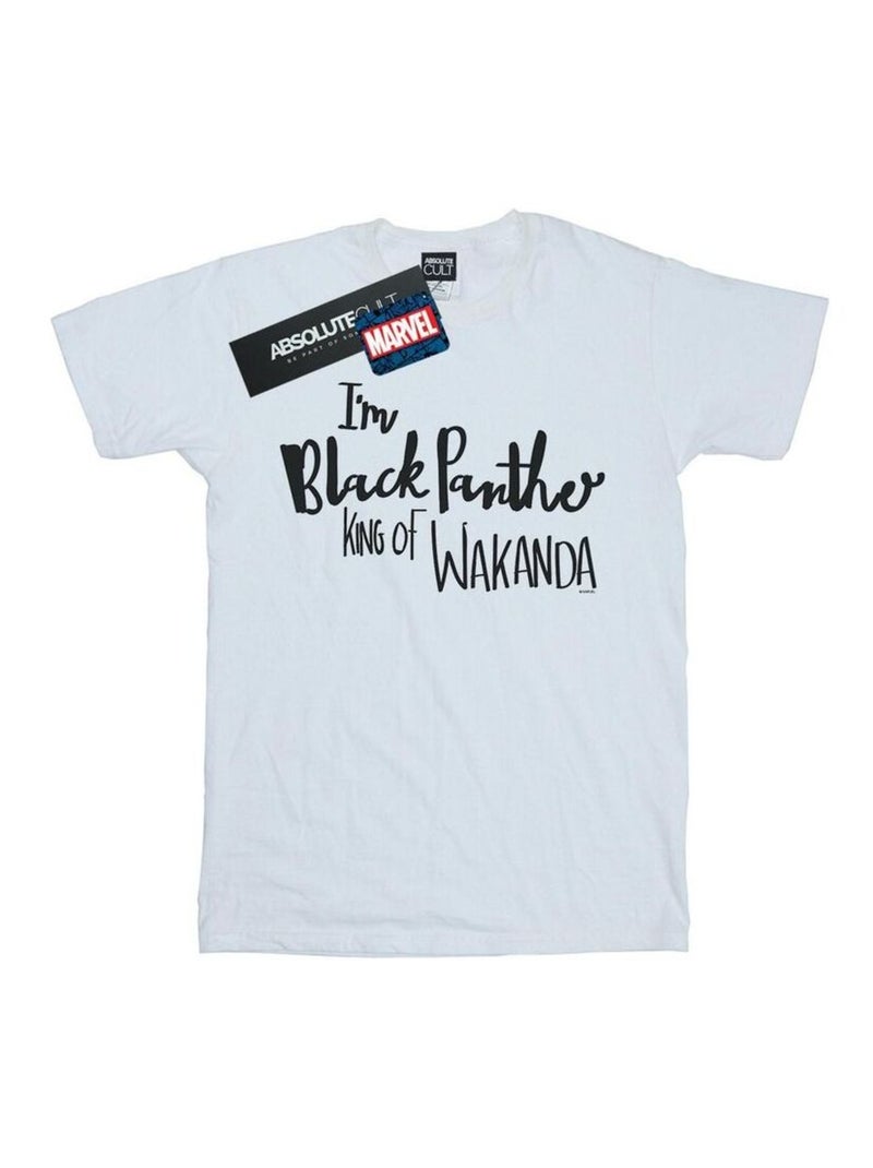 Marvel - T-shirt AM IRON FIST MAN Blanc - Kiabi
