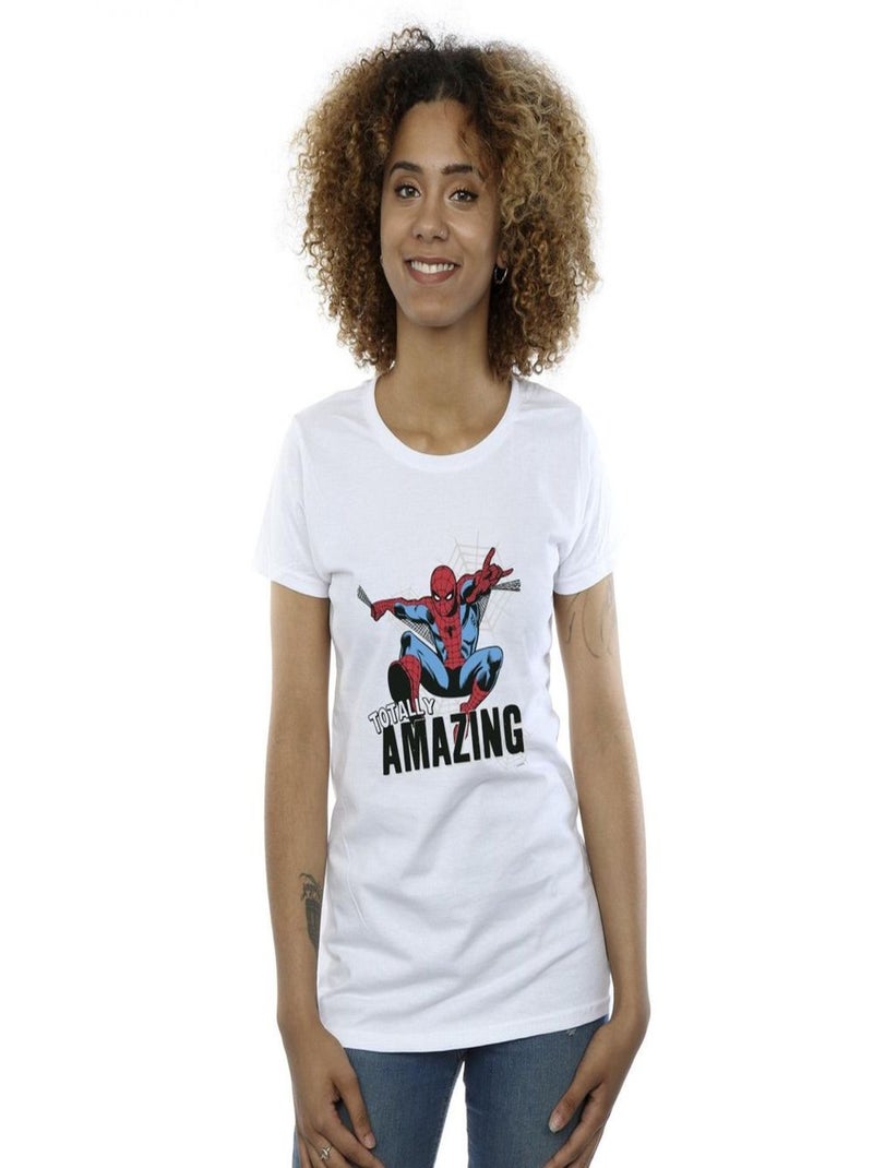 Marvel - T-shirt AMAZING Blanc - Kiabi