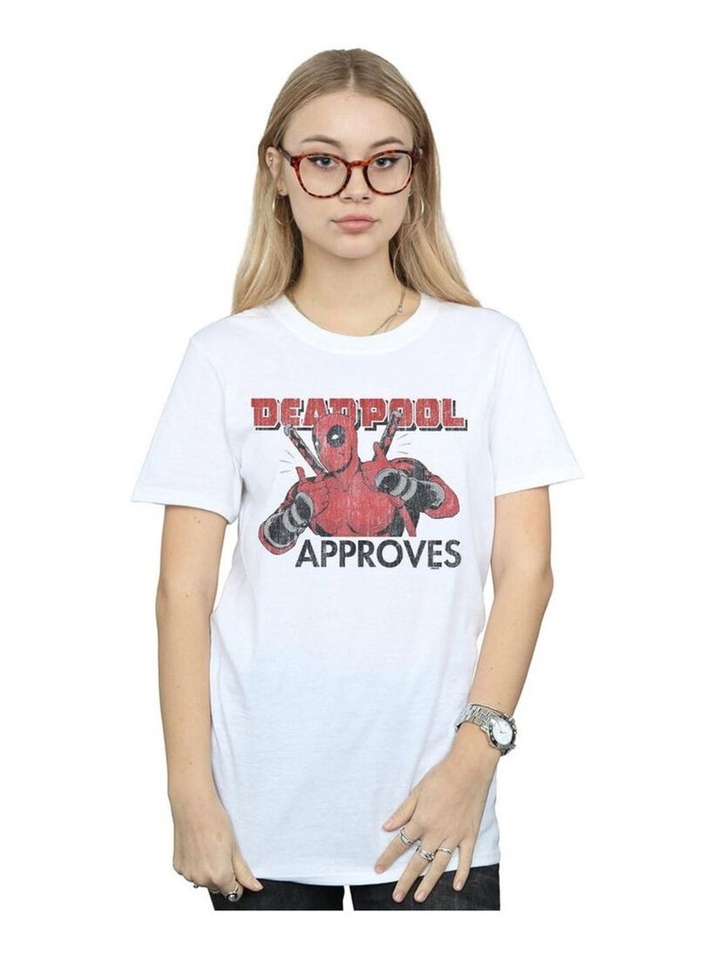 Marvel - T-shirt APPROVES Blanc - Kiabi