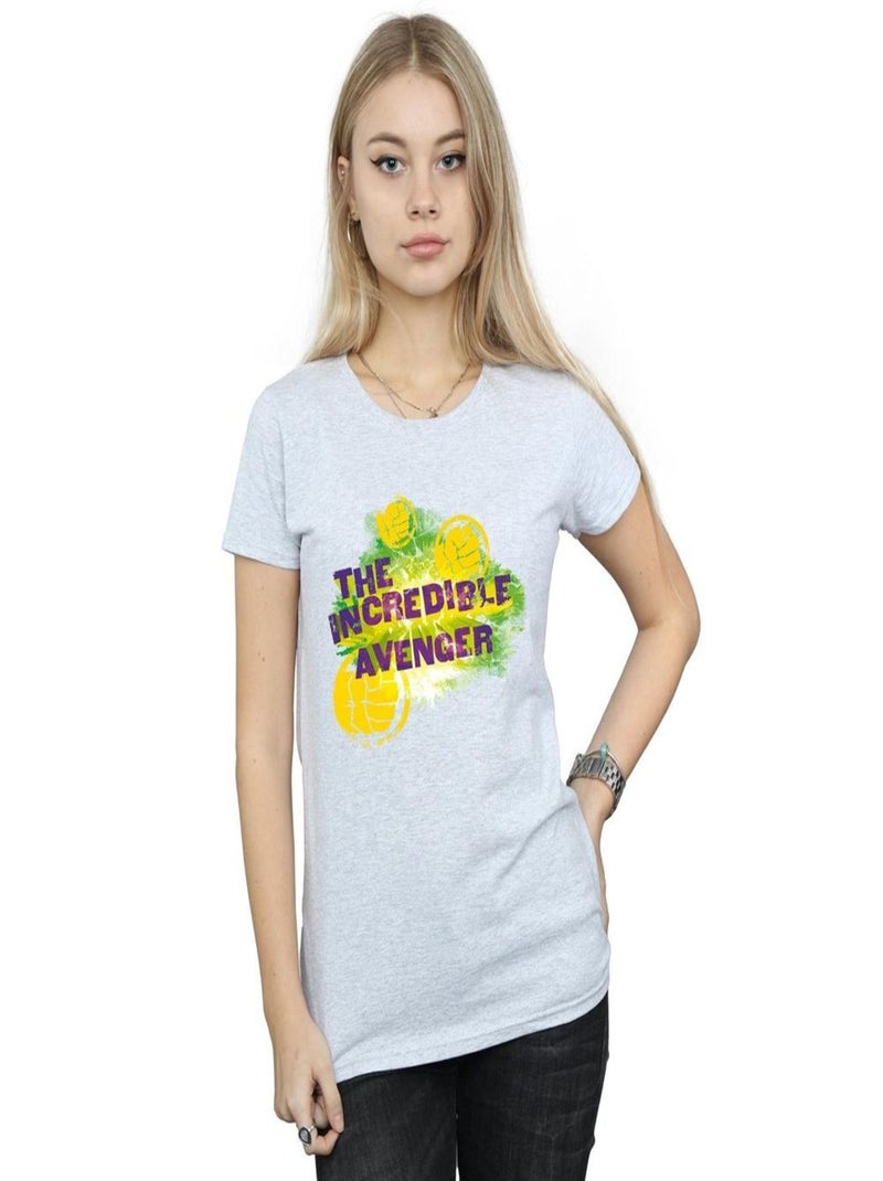 Marvel - T-shirt AVENGER Gris chiné - Kiabi