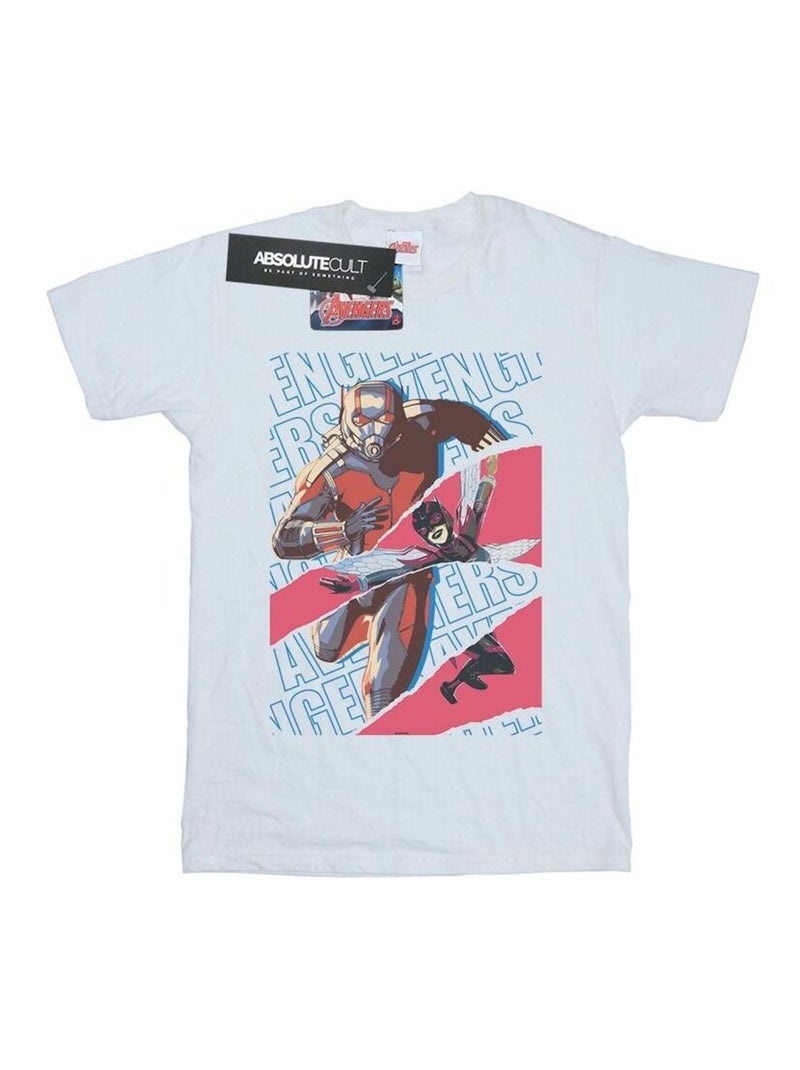 Marvel - T-shirt AVENGERS AND Blanc - Kiabi