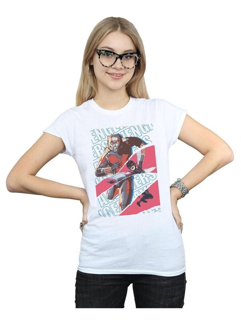 Marvel - T-shirt AVENGERS AND Blanc - Kiabi