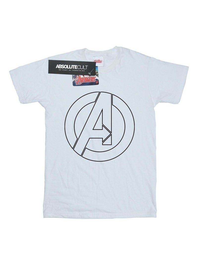 Marvel - T-shirt AVENGERS ASSEMBLE Blanc - Kiabi