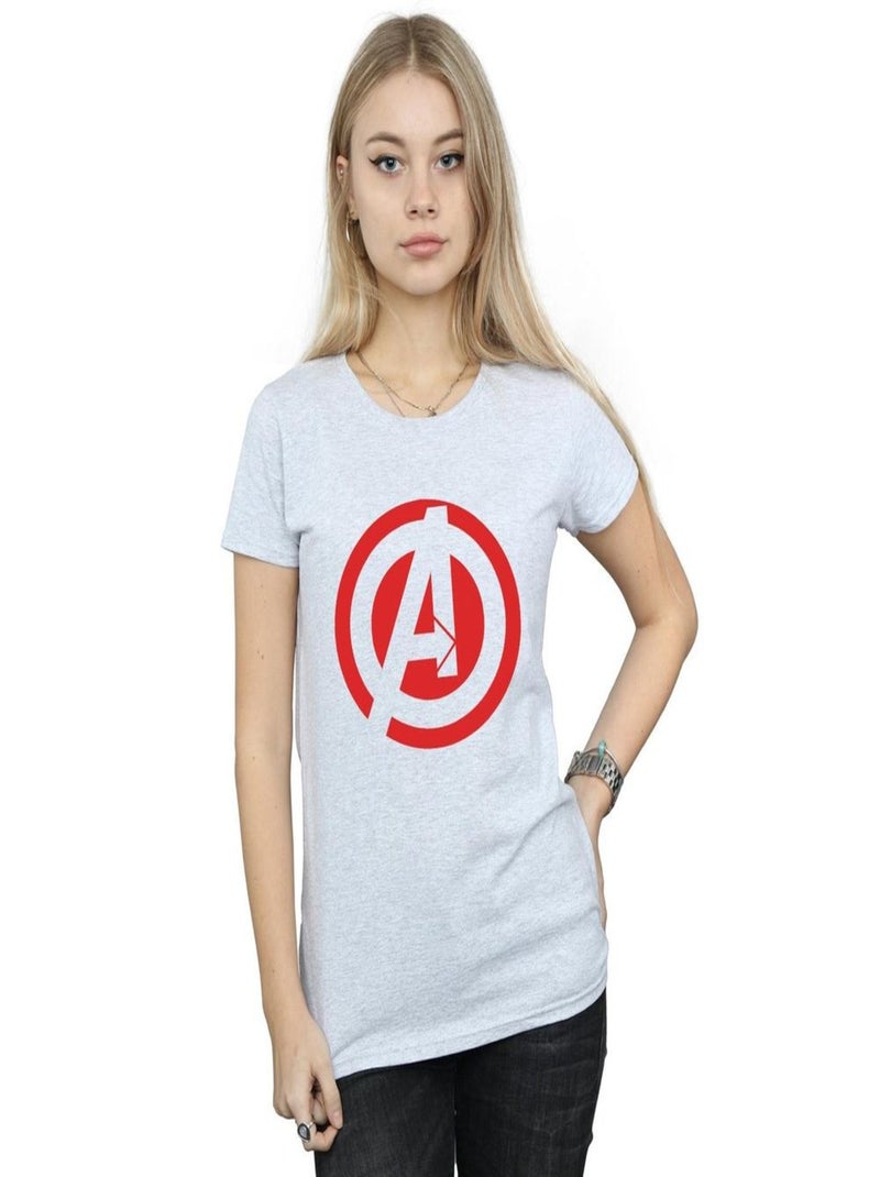 Marvel - T-shirt AVENGERS ASSEMBLE Gris chiné - Kiabi