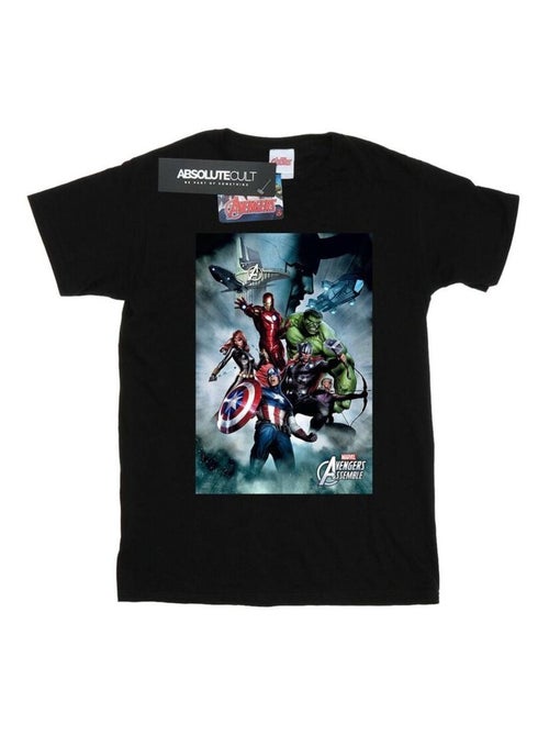 Marvel - T-shirt AVENGERS ASSEMBLE - Kiabi Marvel - T-shirt AVENGERS ASSEMBLE - Kiabi