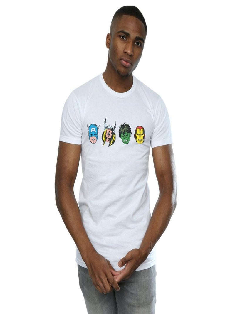 Marvel - T-shirt AVENGERS Blanc - Kiabi