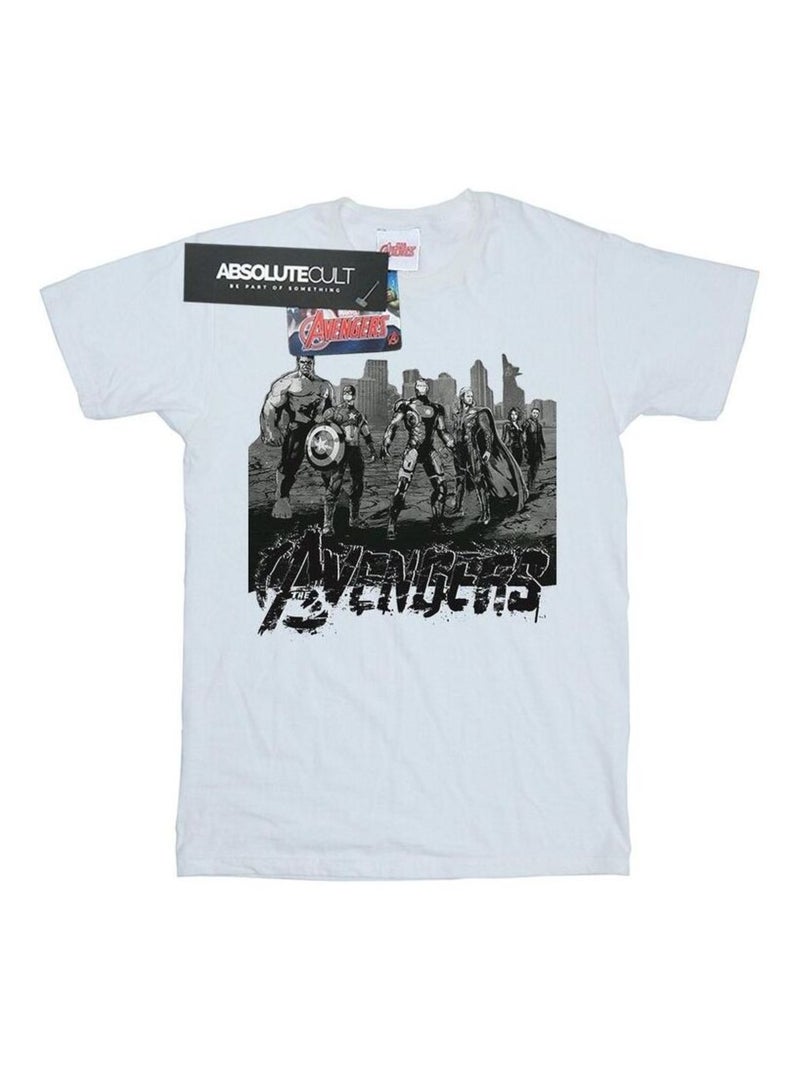 Marvel - T-shirt AVENGERS Blanc - Kiabi