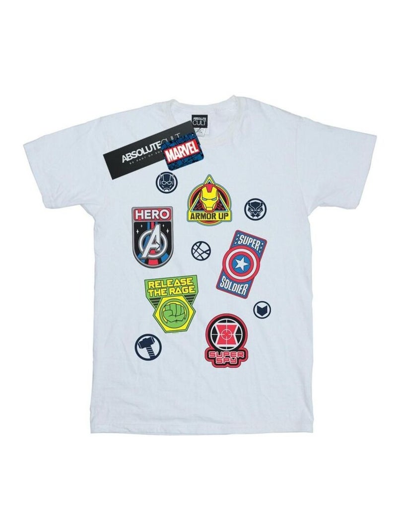 Marvel - T-shirt AVENGERS Blanc - Kiabi