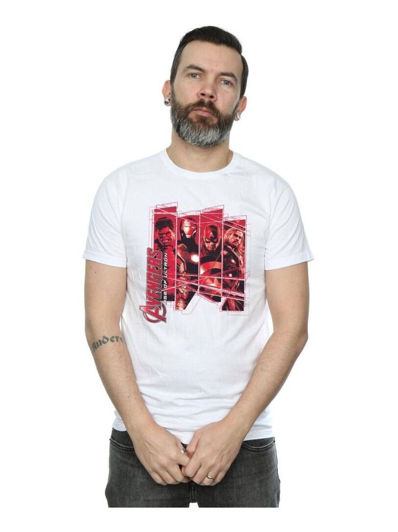 Marvel - T-shirt AVENGERS Blanc - Kiabi