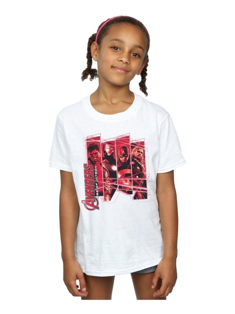 Marvel - T-shirt AVENGERS Blanc - Kiabi