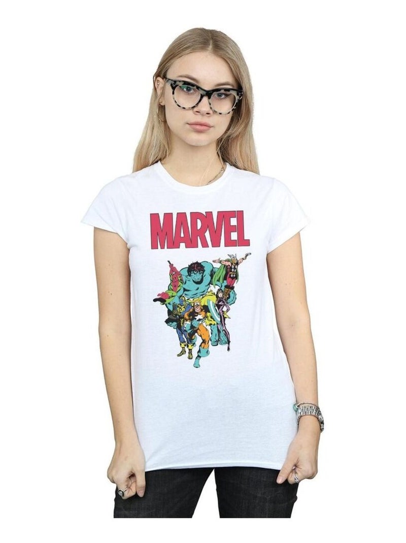 Marvel - T-shirt AVENGERS Blanc - Kiabi