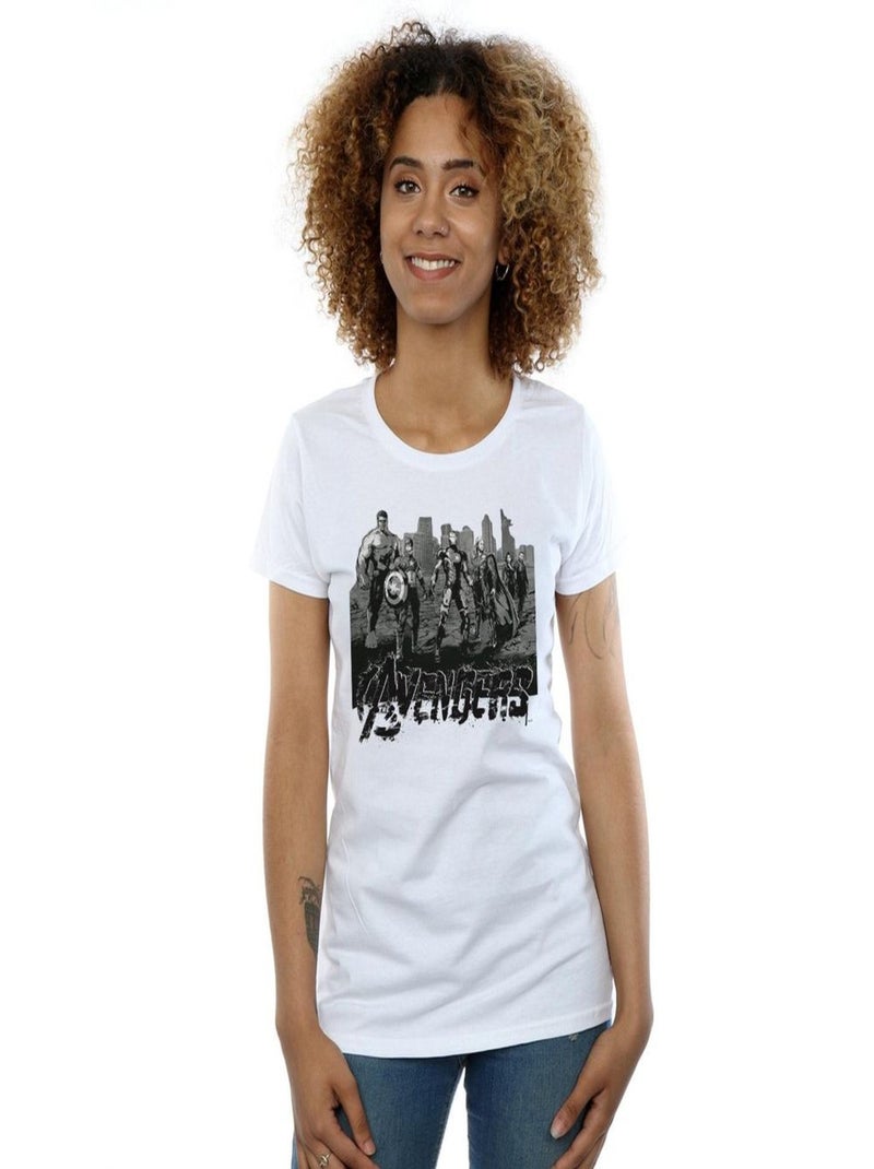 Marvel - T-shirt AVENGERS Blanc - Kiabi